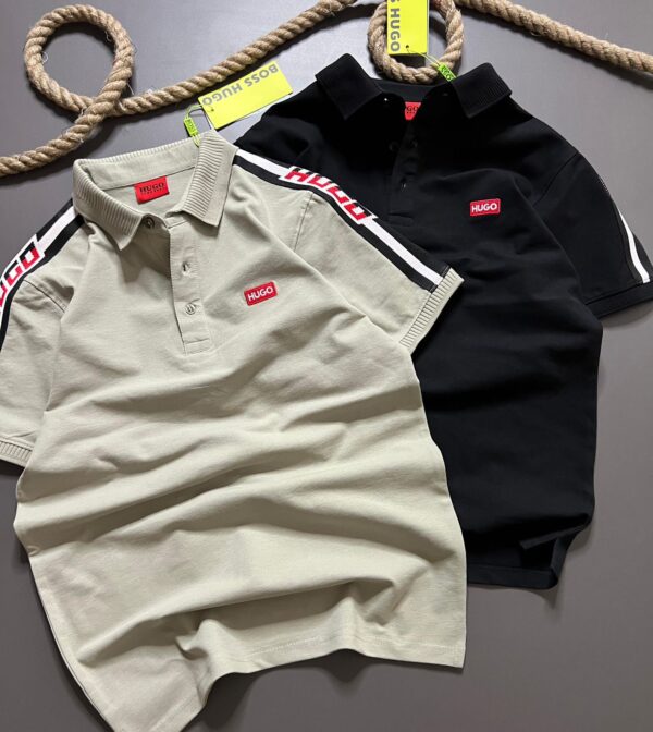 FIRST COPY HUGO BOSS PREMIUM QUALITY IMPORTED COLLAR TSHIRT - Image 9