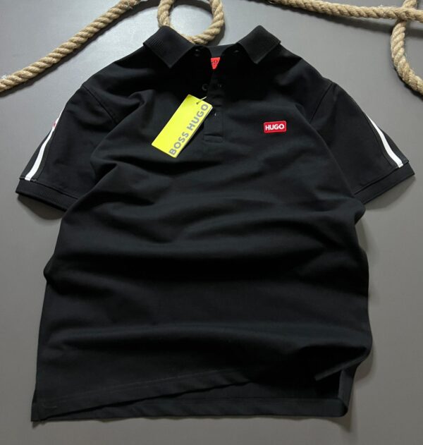 FIRST COPY HUGO BOSS PREMIUM QUALITY IMPORTED COLLAR TSHIRT - Image 4