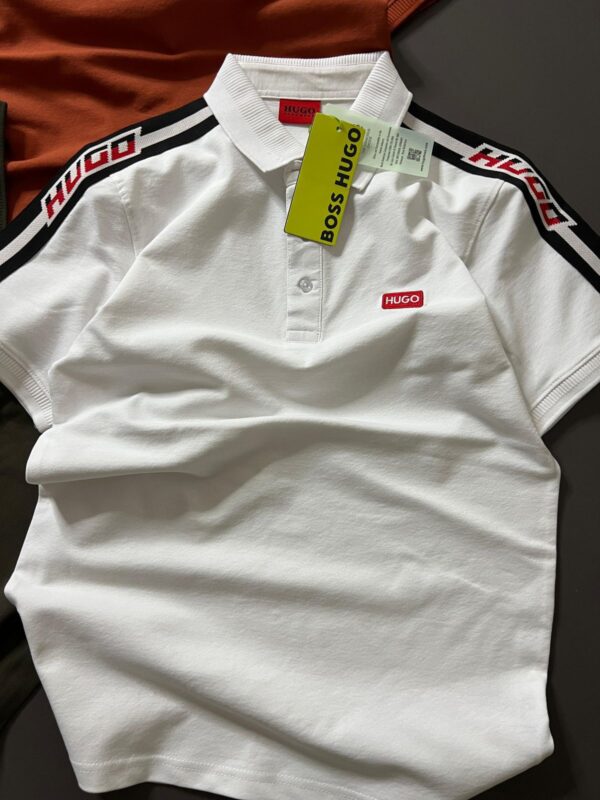 FIRST COPY HUGO BOSS PREMIUM QUALITY IMPORTED COLLAR TSHIRT - Image 2