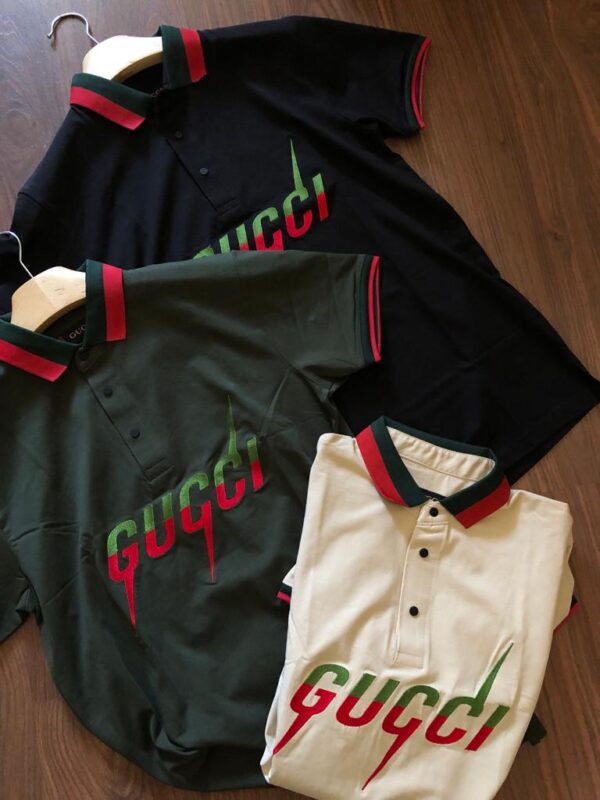 FIRST COPY GUCCI EXCLUSIVE COTTON LYCRA T-SHIRTS - Image 4
