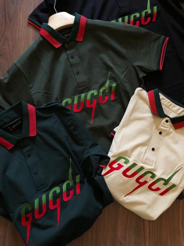 FIRST COPY GUCCI EXCLUSIVE COTTON LYCRA T-SHIRTS - Image 2