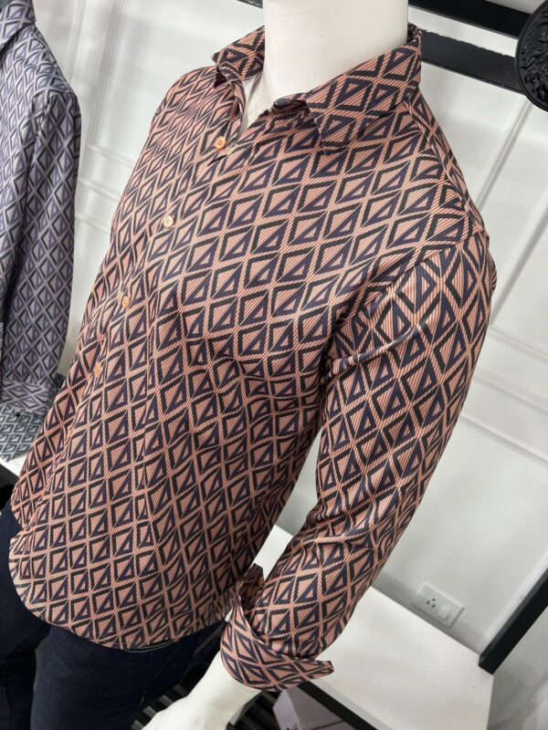 FIRST COPY DIOR IMPORTED STRETCH FABRIC FULL SLEEVES SHIRTS - Image 9