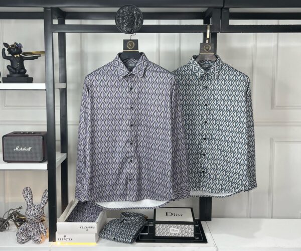 FIRST COPY DIOR IMPORTED STRETCH FABRIC FULL SLEEVES SHIRTS - Image 5