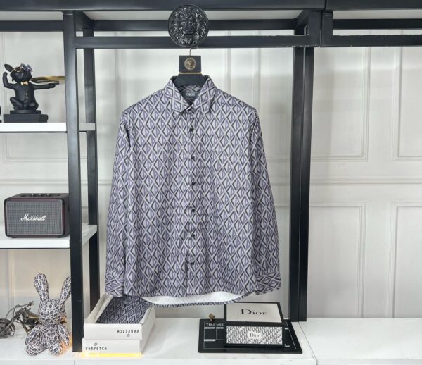 FIRST COPY DIOR IMPORTED STRETCH FABRIC FULL SLEEVES SHIRTS - Image 11