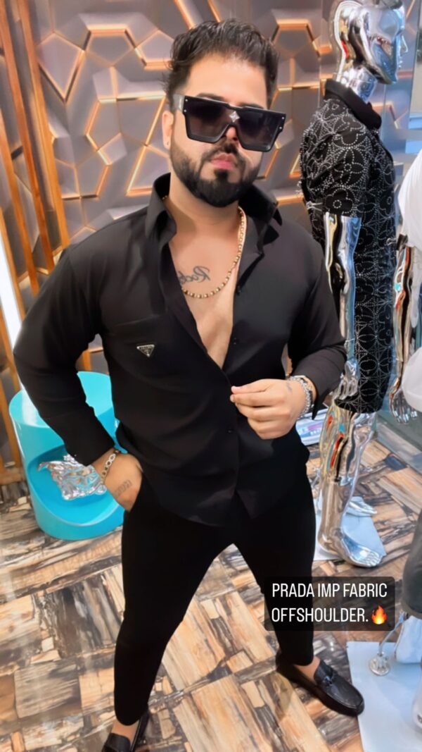 FIRST COPY PRADA IMPORTED COTTON  SHIRTS - Image 3