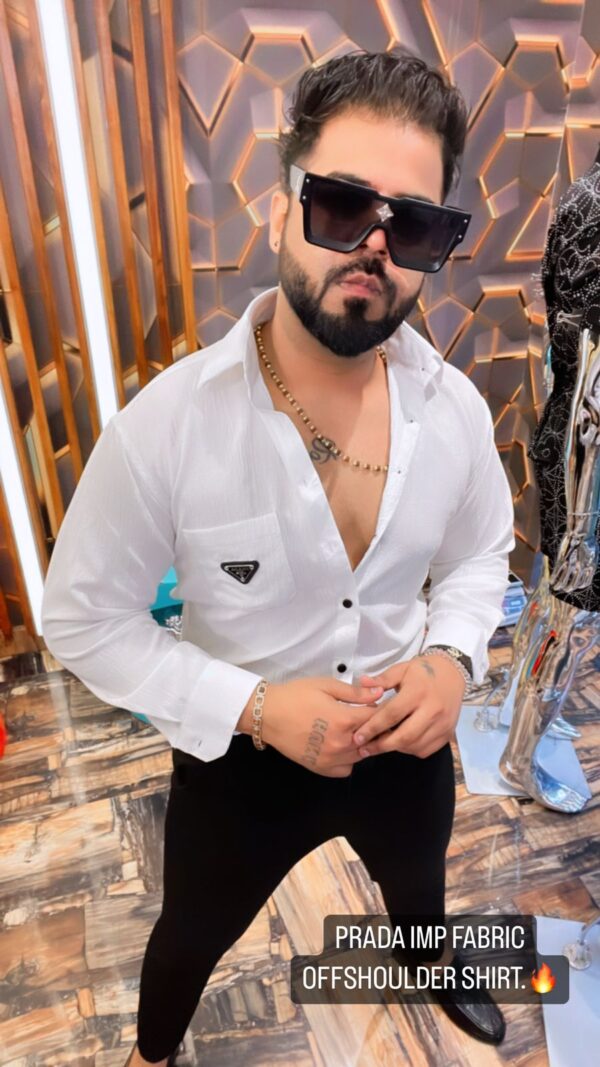 FIRST COPY PRADA IMPORTED COTTON  SHIRTS - Image 2