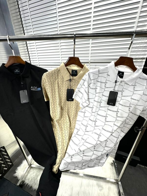 FIRST COPY ARMANI VERY PREMIUM COTTON LYCRA POLO COLLECTION - Image 2