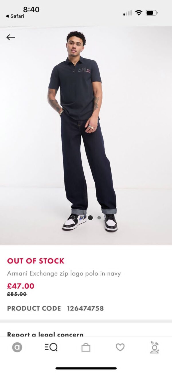 FIRST COPY ARMANI VERY PREMIUM COTTON LYCRA POLO COLLECTION - Image 6