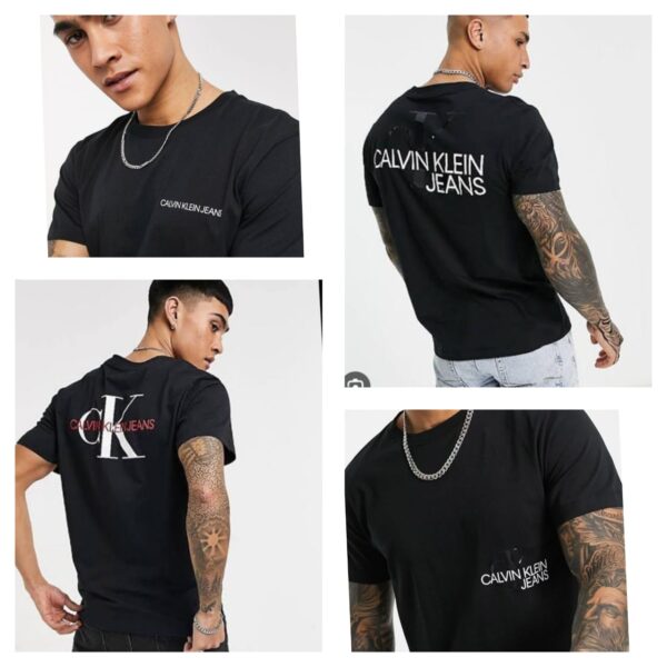 FIRST COPY CALVIN VERY PREMIUM COTTON LYCRA ROUND NECKS  ALL BLACK - Image 2