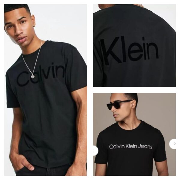 FIRST COPY CALVIN VERY PREMIUM COTTON LYCRA ROUND NECKS  ALL BLACK - Image 4