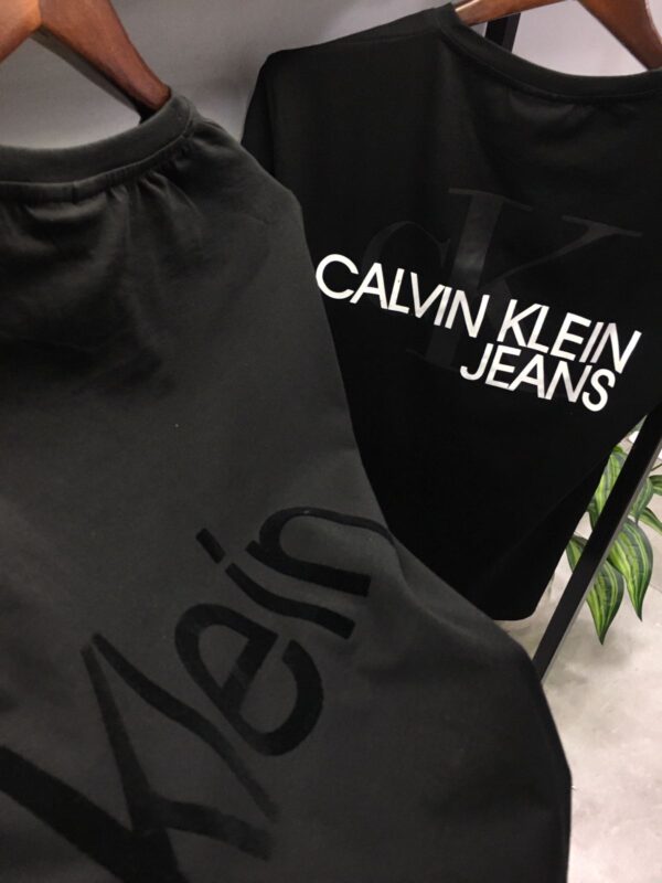 FIRST COPY CALVIN VERY PREMIUM COTTON LYCRA ROUND NECKS  ALL BLACK - Image 5