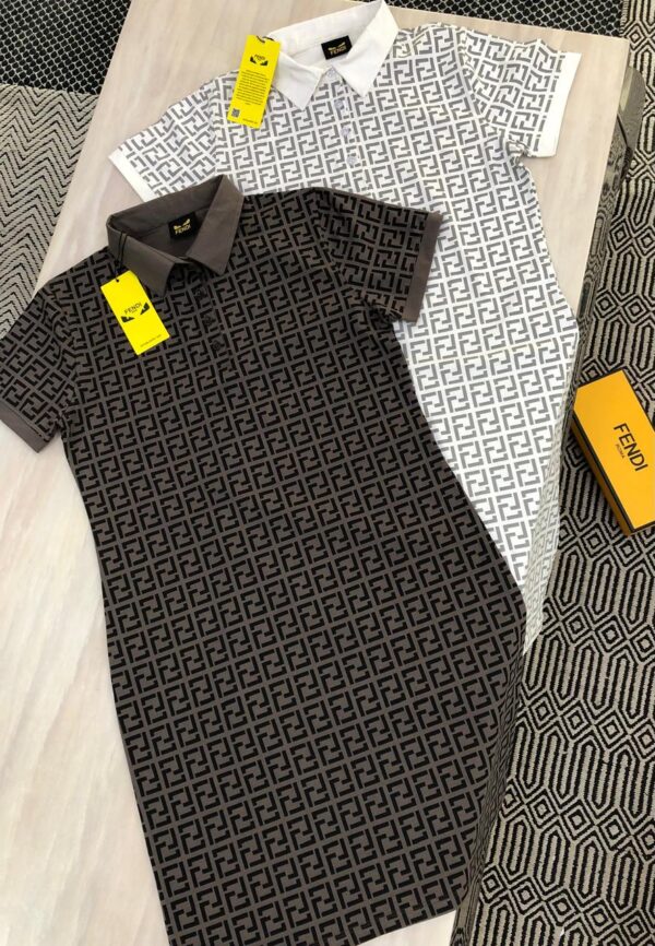 FIRST COPY FENDI PREMIUM POLO DRESS FOR LADIES - Image 8