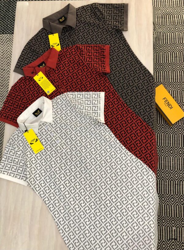 FIRST COPY FENDI PREMIUM POLO DRESS FOR LADIES - Image 4