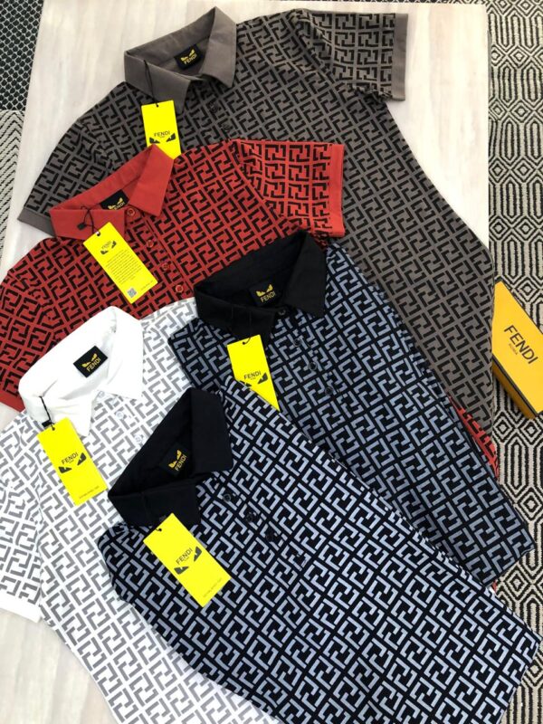 FIRST COPY FENDI PREMIUM POLO DRESS FOR LADIES - Image 2