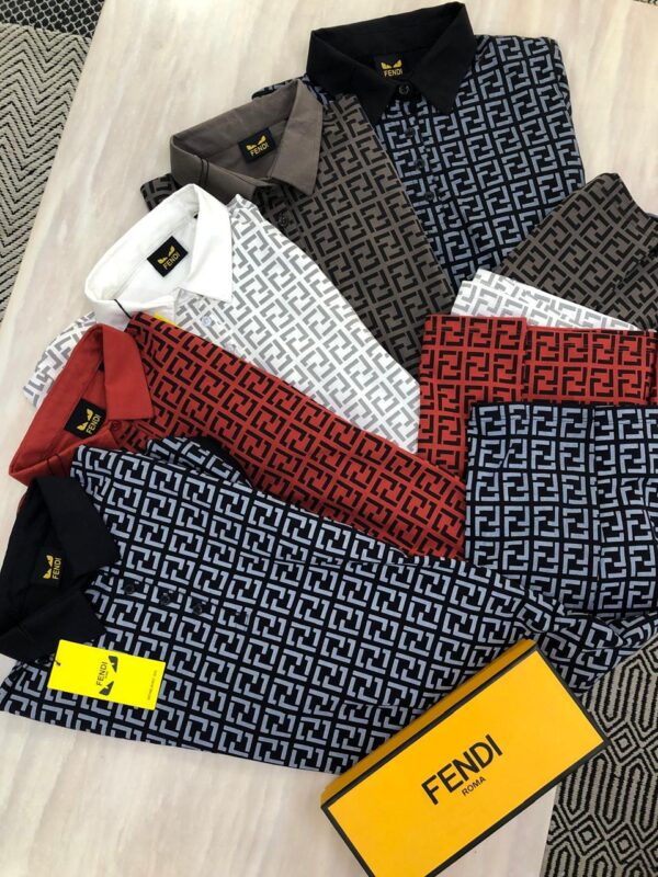 FIRST COPY FENDI PREMIUM POLO DRESS FOR LADIES - Image 5
