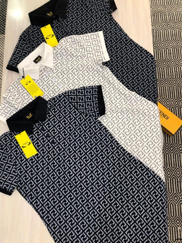 FIRST COPY FENDI PREMIUM POLO DRESS FOR LADIES - Image 6