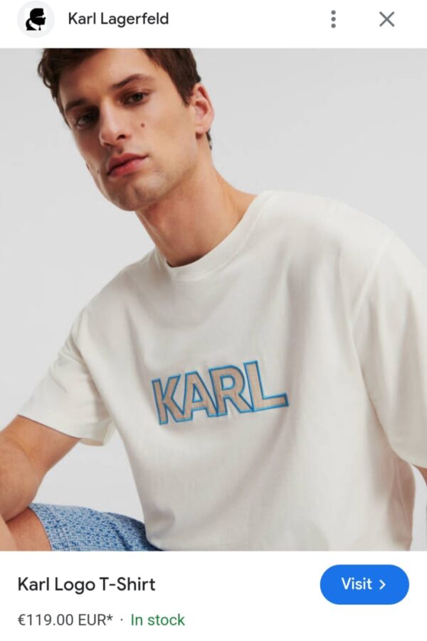 FIRST COPY KARL VERY PREMIUM COTTON LYCRA ROUND NECK - Image 8