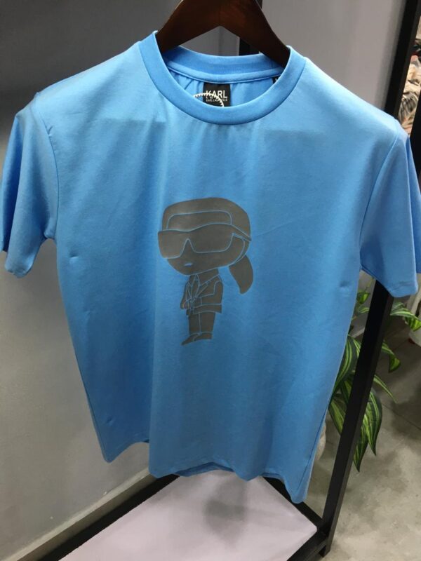 FIRST COPY KARL VERY PREMIUM COTTON LYCRA ROUND NECK - Image 4