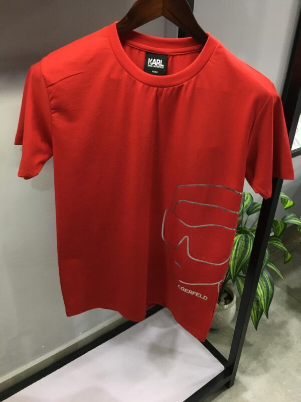 FIRST COPY KARL VERY PREMIUM COTTON LYCRA ROUND NECK - Image 2