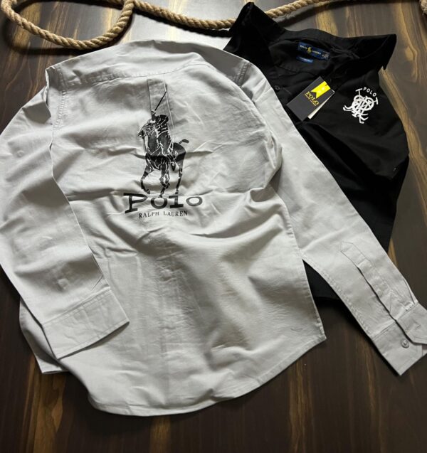 FIRST COPY RALPH LAUREN OXFORD COTTON  DESIGNER SHIRT - Image 5