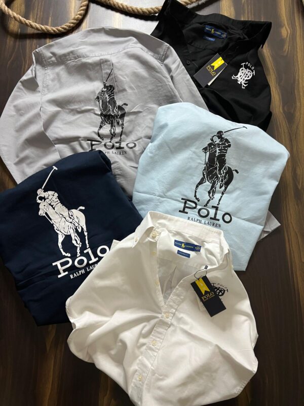 FIRST COPY RALPH LAUREN OXFORD COTTON  DESIGNER SHIRT