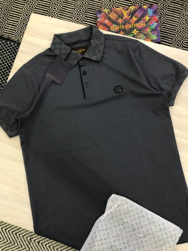 FIRST COPY LOUIS VUITTON VERY PREMIUM COTTON LYCRA POLOS - Image 4