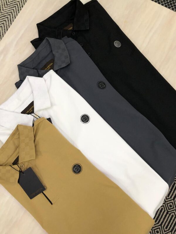 FIRST COPY LOUIS VUITTON VERY PREMIUM COTTON LYCRA POLOS