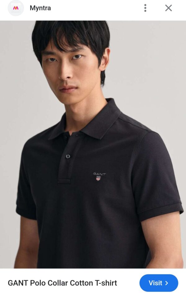 FIRST COPY GANT VERY PREMIUM COTTON LYCRA POLOS - Image 3