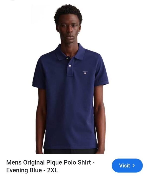 FIRST COPY GANT VERY PREMIUM COTTON LYCRA POLOS - Image 2