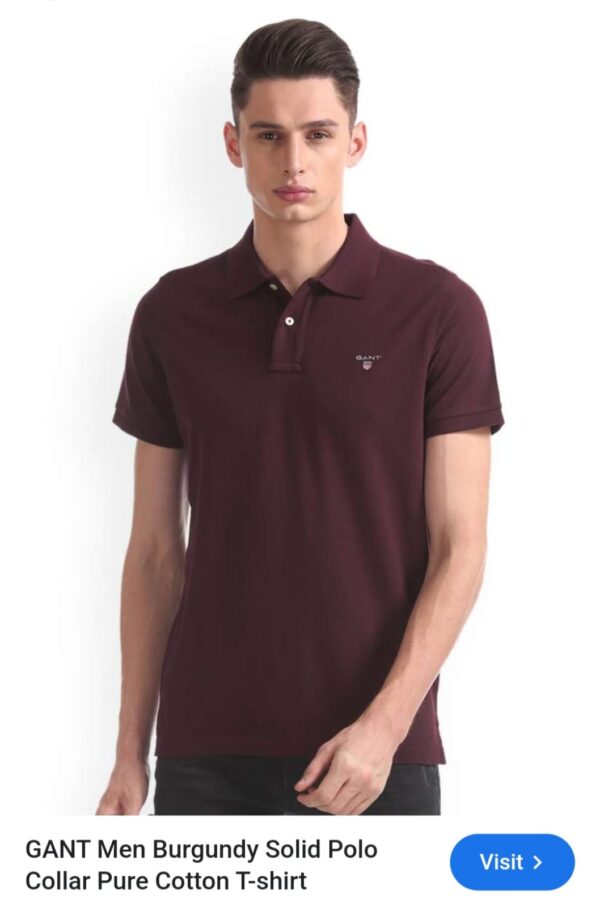 FIRST COPY GANT VERY PREMIUM COTTON LYCRA POLOS - Image 4