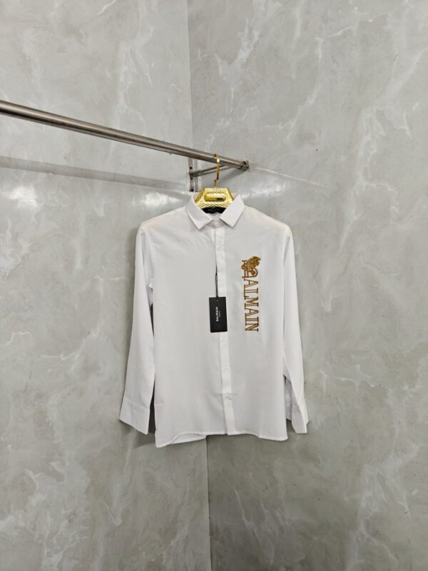FIRST COPY BALMAIN EMBROIDERY SHIRT ( 6 COLORS ) - Image 8