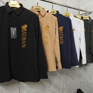 FIRST COPY BALMAIN EMBROIDERY SHIRT ( 6 COLORS )