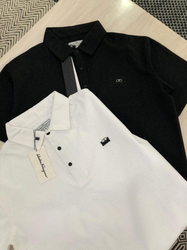 FIRST COPY FERRAGAMO IMPORTED FABRIC COTTON LYCRA POLOS - Image 7