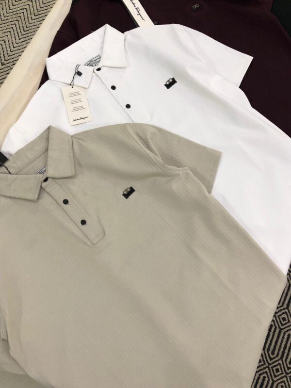 FIRST COPY FERRAGAMO IMPORTED FABRIC COTTON LYCRA POLOS - Image 6
