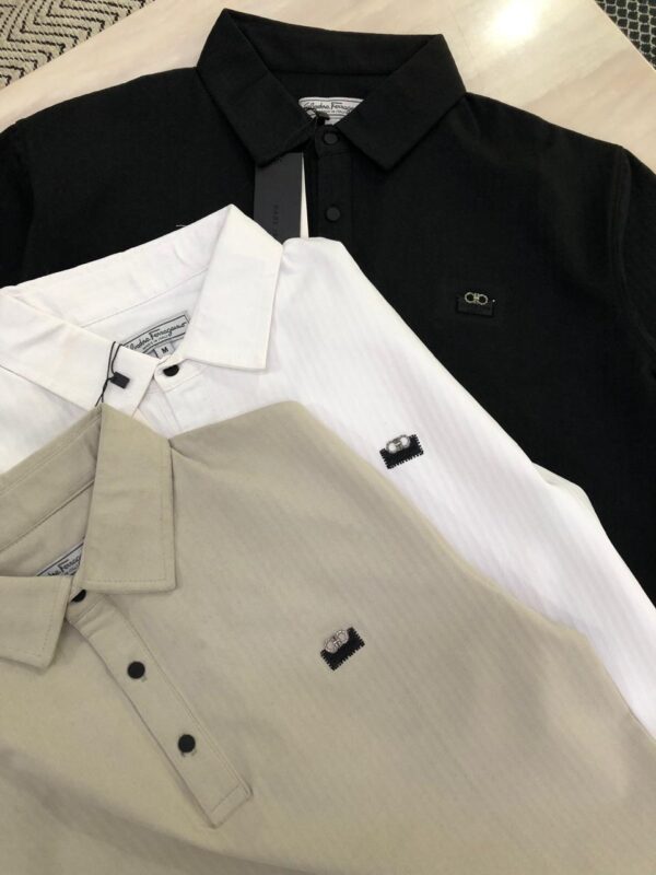 FIRST COPY FERRAGAMO IMPORTED FABRIC COTTON LYCRA POLOS - Image 9