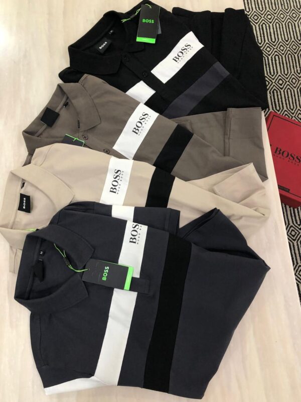 FIRST COPY HUGO BOSS EXCLUSIVE COTTON LYCRA POLOS - Image 3