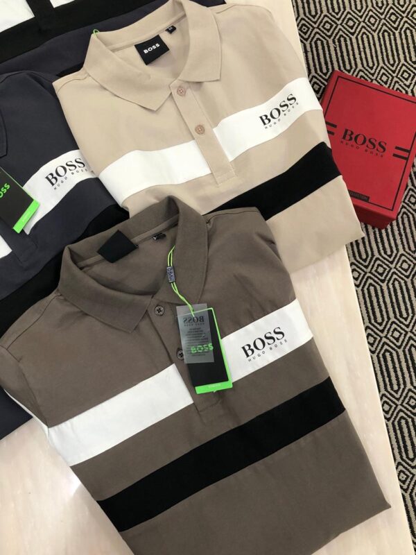 FIRST COPY HUGO BOSS EXCLUSIVE COTTON LYCRA POLOS - Image 10