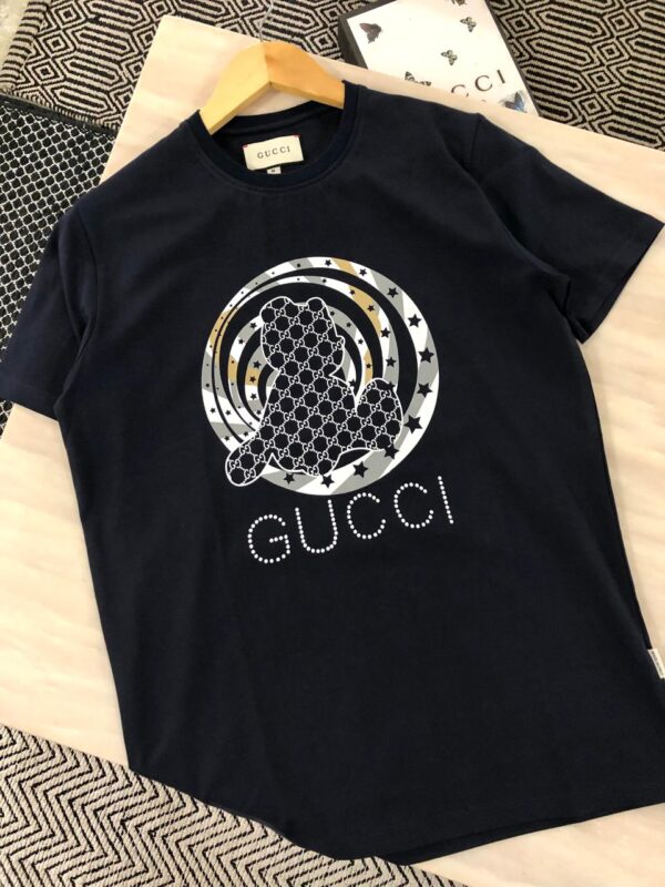 FIRST COPY GUCCI EXCLUSIVE COTTON LYCRA ROUND NECK - Image 4