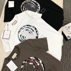 FIRST COPY GUCCI EXCLUSIVE COTTON LYCRA ROUND NECK