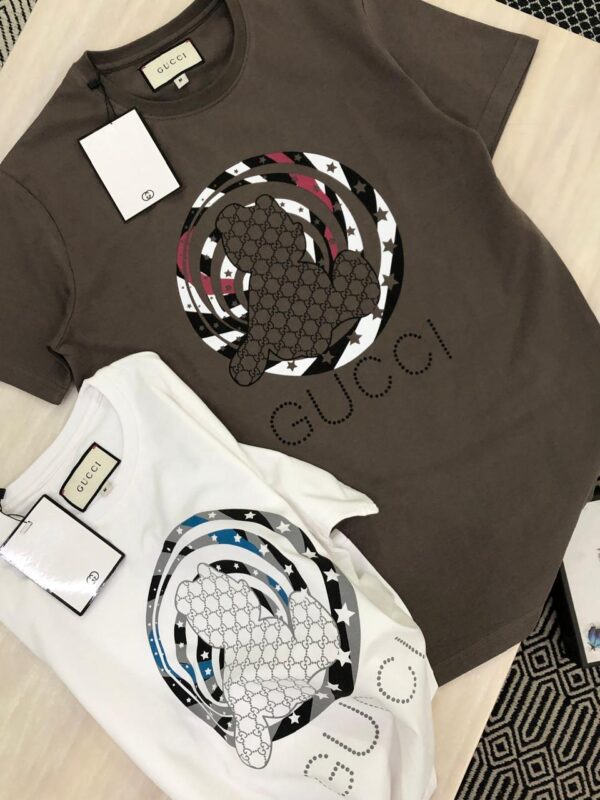 FIRST COPY GUCCI EXCLUSIVE COTTON LYCRA ROUND NECK - Image 2