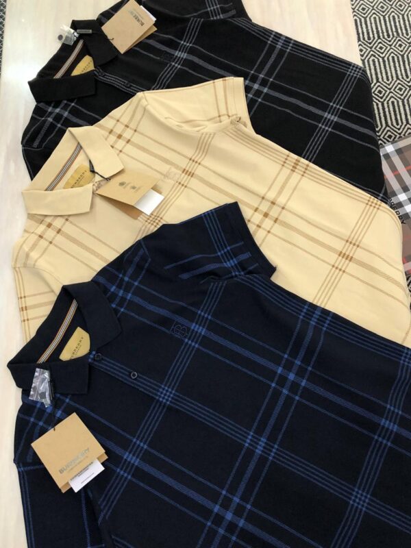 FIRST COPY BURBERRY VERY PREMIUM COTTON LYCRA POLOS - Image 5