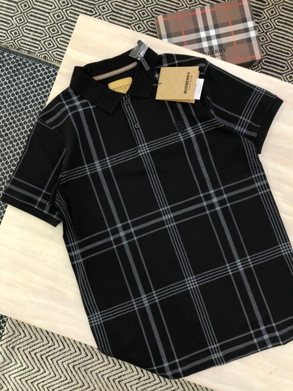 FIRST COPY BURBERRY VERY PREMIUM COTTON LYCRA POLOS - Image 2