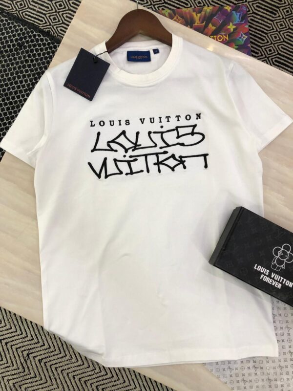 FIRST COPY LOUIS VUITTON VERY PREMIUM COTTON LYCRA CREW NECK - Image 13