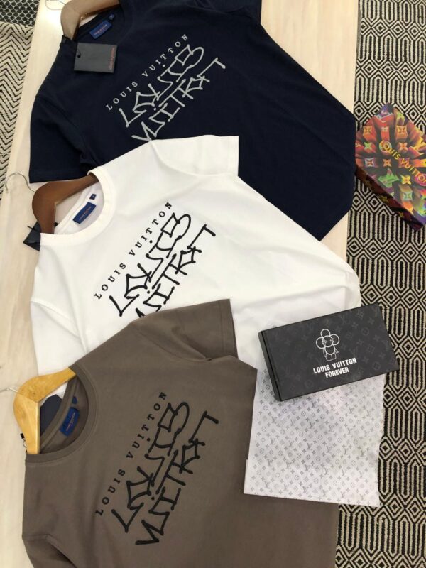 FIRST COPY LOUIS VUITTON VERY PREMIUM COTTON LYCRA CREW NECK