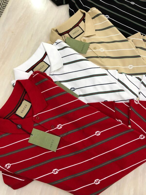 FIRST COPY GUCCI VERY PREMIUM COTTON LYCRA POLO T-SHIRT