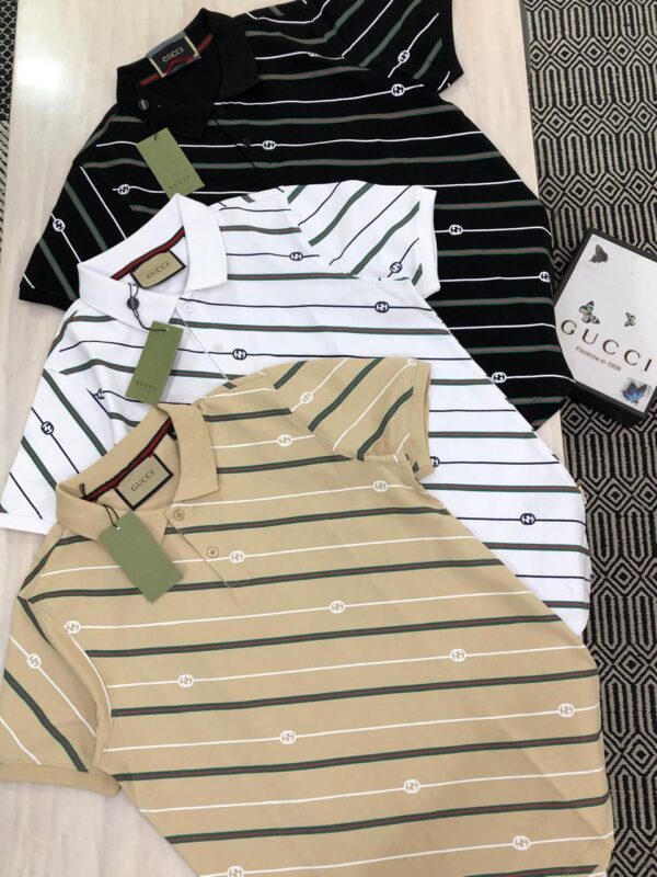 FIRST COPY GUCCI VERY PREMIUM COTTON LYCRA POLO T-SHIRT - Image 13