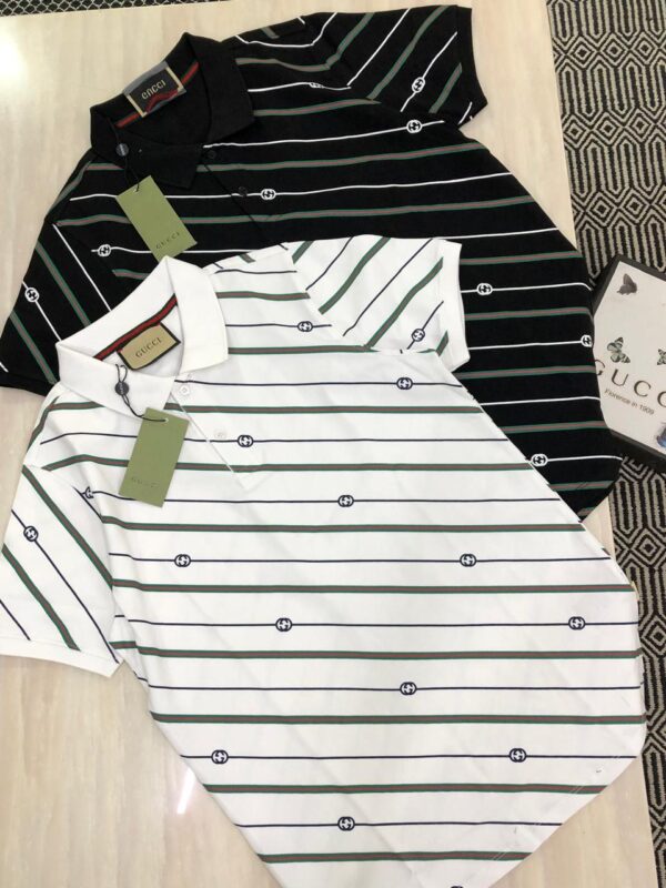 FIRST COPY GUCCI VERY PREMIUM COTTON LYCRA POLO T-SHIRT - Image 11