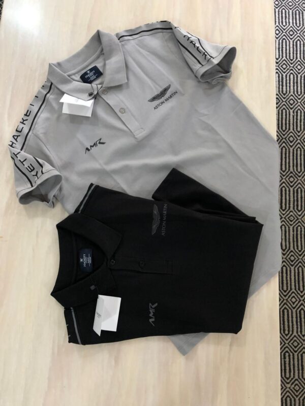 FIRST COPY HACKETT EXCLUSIVE COTTON LYCRA COLLAR T-SHIRT - Image 12