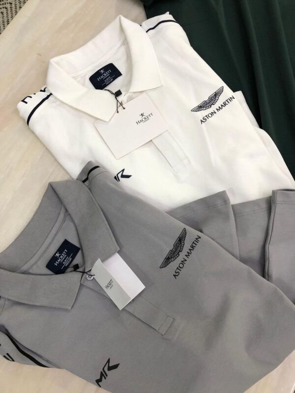 FIRST COPY HACKETT EXCLUSIVE COTTON LYCRA COLLAR T-SHIRT - Image 7