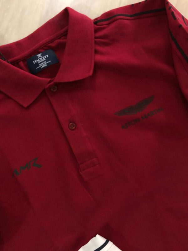 FIRST COPY HACKETT EXCLUSIVE COTTON LYCRA COLLAR T-SHIRT - Image 5